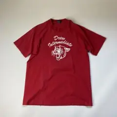 USA製 フルーツオブザルーム vintage tシャツ 赤 虎 タイガー L