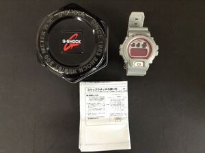 ●営NA193-60 CASIO カシオ G-SHOCK 1289 DW-6900CB 腕時計 クレイジーカラーズ QZ デジタル ピンク文字盤 取扱説明書（写）付き 缶入り