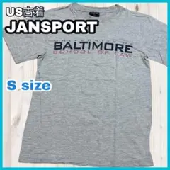 【US古着】ジャンスポーツ ボルチモア カレッジロゴ 半袖 Tシャツ グレー