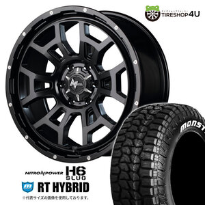 4本セット ナイトロパワーH6スラッグ 20x8.5J 6/139.7 +20 SGB MONSTA モンスタ RTハイブリッド R/T 285/50R20 WL FJクルーザー