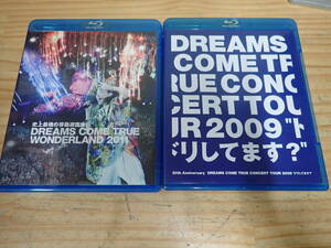 k13c　DREAMS COME TRUE Blu-ray　2本セット　史上最強の移動遊園地 WONDERLAND 2011/CONCERT TOUR 2009 ドリカム