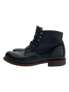 WOLVERINE◆レースアップブーツ/US9.5/BLK/レザー/1000MILE BOOTS/1000マイル