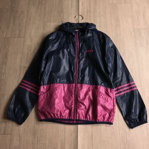 100円スタート○ adidas アディダス　ウインドブレーカー　薄手　ジャケット　ジャンパー　スポーツ　ランニング等