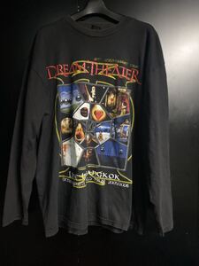 ドリームシアター　ロンT ブラック　ヴィンテージ　DREAM THEATER Tシャツ　ブラック　サイズXL