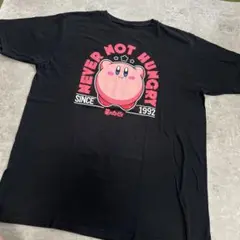 古着　Kirby カービィ　メンズTシャツ　黒　ブラック　XL