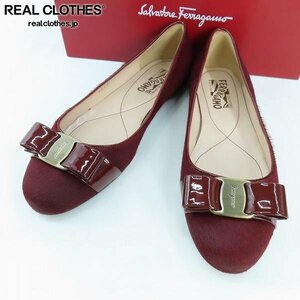 Salvatore Ferragamo/サルバトーレフェラガモ リボン パンプス 8 /080