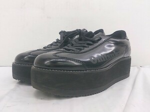 ◇ Onitsuka Tiger オニツカタイガー 厚底 スニーカー シューズ 25cm ブラック レディース P