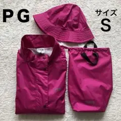 PG パフォーマンスギア レディース ゴルフ レインウェア上&帽子＆収納袋