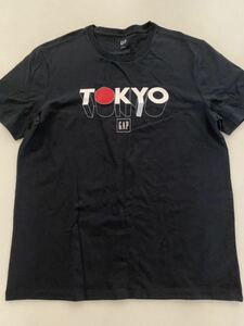 ●ＧＡＰ●新品●ロゴTシャツ●L●ギャップ●紺●ＧＡＰロゴ●大きめ●しっかりとした生地●21●2-2