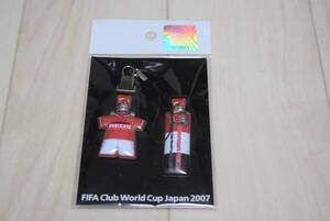 希少品「FIFAクラブワールドカップ2007 携帯ストラップ」浦和レッズ ユニフォーム