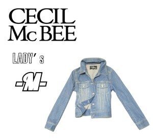 レディースM◇CECIL MC BEE◇Gジャン　デニムジャケット