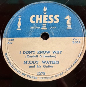 CHESS Records. MUDDY WATERS and his Guilar・ I DON