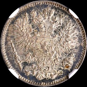 ★日終 【NGC MS63】1914S フィンランド 50P 未使用 //世界コイン 古銭 貨幣 硬貨 銀貨 金貨 銅貨【決済期限火曜日】