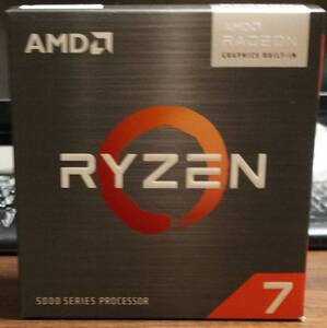 新品・未開封　AMD ryzen7 5700G ＢＯＸ （国内正規代理店品）