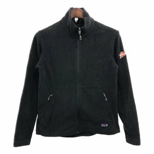 patagonia パタゴニア シンチラ フリースジャケット アウター アウトドア キャンプ ブラック (レディース M) 中古 古着 P8511