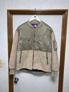 L THE NORTH FACE PURPLE LABEL Wool Boa Fleece Denali Jacket フリース