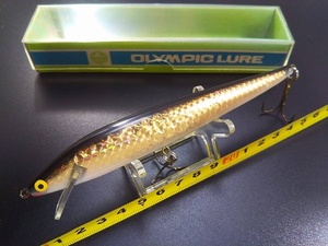 廃番 オリムピック #126 フレクトライトミノー 14cm #GB 未使用 ③ オールドB級ルアー系 JAPAN VINTAGE OLYMPIC FLECKED LIGHT MINNOW