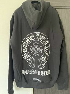 正規店購入!新品クロムハーツ/Chrome Hearts ホノルル限定プリントプルオーバー パーカー【Size M/購入証明付】