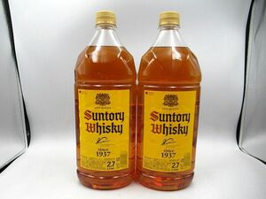 ▲▲未開栓 SUNTORY サントリー ウィスキー 角 角瓶 2.7L 2700ml 40％ ペットボトル 業務用 家飲み 大容量 FINE QUALITY 2本セット▲▲