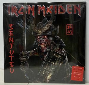 METAL/IRON MAIDEN/ SENJUTSU (RED MARBLE COLOR VINYL) (LP) EU盤 LIMITED EDITION 2021 未開封 (g293)