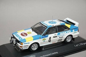 ミニチャンプス PMA 1/43 Audi アウディ クワトロ Blomquist/Cederberg スウェーデンラリー 1982 優勝 #4 430821904