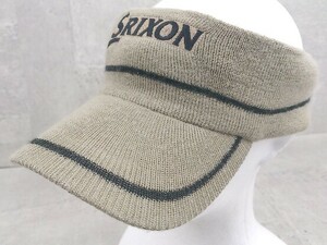 ◇ SRIXON スリクソン ニット サンバイザー ベージュ レディース