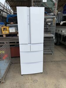 【中古品】※引取り限定 三菱 三菱電機株式会社 MITSUBISHIELECTRIC 両開き 観音開き 冷蔵庫 ノンフロン冷凍冷蔵庫 MR-R46G-W 