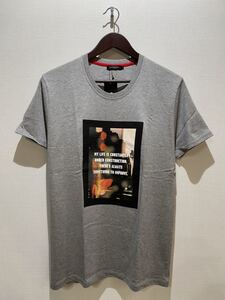 ★ LOVELESS ラブレス プリントTシャツ size2 グレー 新品未使用タグ付き 日本製