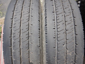 2本のみ★パT5373②■205/85R16 117/115L LT DUNLOP ENASAVE SPLT38 夏タイヤ■条件付送料無料■地山 トラック 間に合わせなど