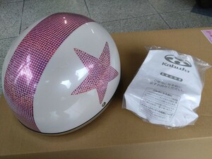 ＯＧＫカブト　ＰＦー５mini　新品未使用　展示品　ゴーグル付　ハーフキャップ　ハーフヘルメット　おしゃれ　ビンテージ　長期在庫　