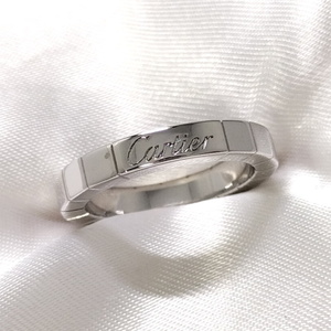 【中古】Cartier ラニエールリング 750WG K18WG ホワイトゴールド 表記サイズ47 約5.7g