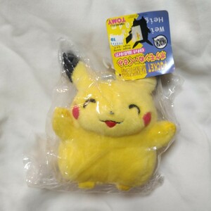 ポケモン ピカチュウ ぬいぐるみ POKEMON バンザイ にっこり 初期 初代 レトロ 昔 レア 新品未開封 美品