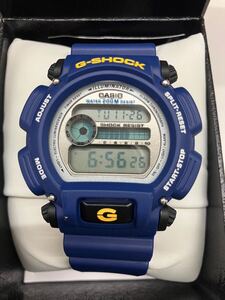 #16161 G-SHOCK DW-9052 ジーショック 腕時計 カシオ 稼働品　ブルー　箱付き