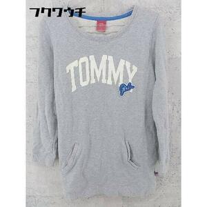 ◇ tommy girl トミーガール 長袖 トレーナー サイズS グレー レディース