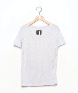 「OKIRAKU」 半袖Tシャツ SMALL グレー メンズ