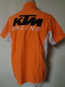 ＫＴＭ　ＲＡＣＩＮＧ　ピットシャツ　チームシャツ　モトクロス エンデューロ　前後刺繍ロゴ POWER WEAR