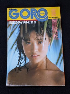 別冊BIG GORO 大西結花　早見優　堀江しのぶ　森尾由美　中山美穂　富田靖子　岡田有希子　可愛かずみ　斉藤由貴　小林ひとみ　秋元ともみ