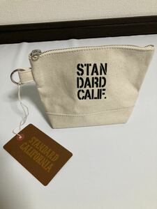 新品　2018AW STANDARD CALIFORNIA スタンダードカリフォルニア ポーチ　Made in USA Canvas Pouch USA製　コスメポーチ 