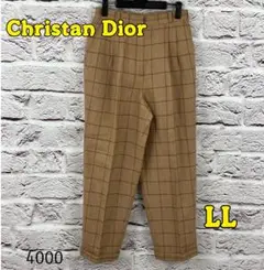 ☆7925P☆ Christan Dior ストレートパンツ チェック柄