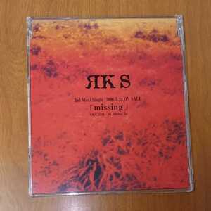 ★ЯK S feat. Risa / missing プロモ CD 非売品…pa/CDS-848/RK/河村隆一/LUNA SEA/not for sale