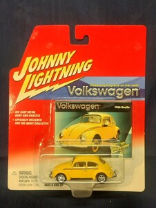 ジョニーライトニング 1/64 66年型 フォルクスワーゲン ビートル イエロー JOHNNY LIGHTNING Volkswagen Beetle