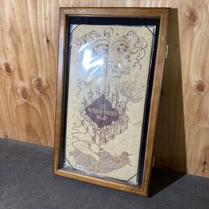 【14960P179】ハリー・ポッター Harry Potter 忍びの地図 Marauder’s Map in Collector’s Case 額付き 額装 壁掛け コレクション