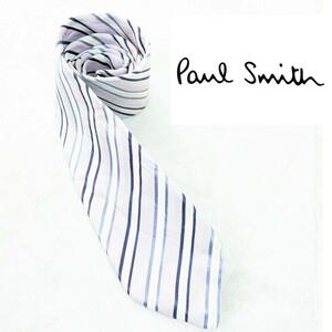 Paul Smith レジメンタル 米国式 ストライプ柄 シルク100