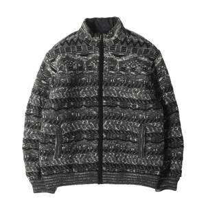 Supreme シュプリーム ジャケット サイズ:XL 21AW Missoni 総柄ニット リバーシブル 中綿ジャケット Reversible Knit Jacket ブラック