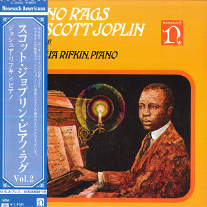 LP Joshua Rifkin(Piano) Piano Rags By Scott Joplin G5001H NONESUCH Japan Vinyl /00260