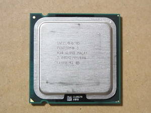 ◎Intel Pentium D 930 SL94R 3.00GHz/4M/800 Presler LGA775 2コア ② (Ci0212)