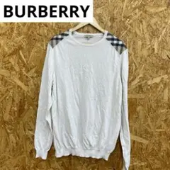 Y240621-21 BURBERRY ニット　ロンT Lサイズ