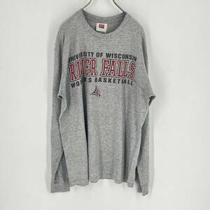 S NIKE ナイキ Tシャツ グレー BASKETBALL 長袖 リユース ultramto ts1230