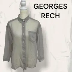 GEORGES RECH ジョルジュレッシュ シャツ ブラウス シンプル 38