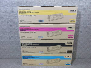 【メーカー純正 4本セット】OKI トナー TNR-C3LK2/NR-C3LC2/TNR-C3LM2/TNR-C3LY2 (ブラック)(シアン)(マゼンタ)(イエロー) No.V957